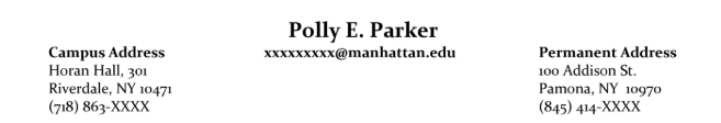 Polly Parker contact info
